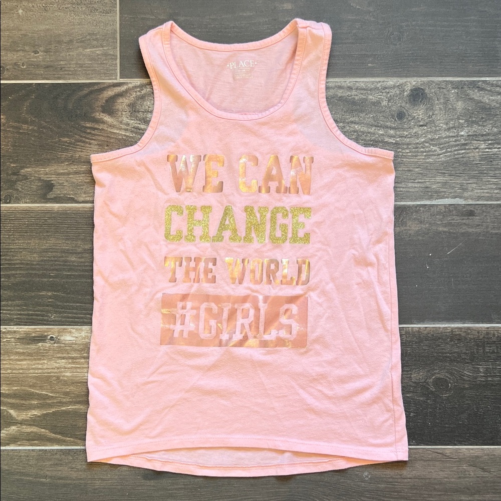 Girls Pink Tank Top